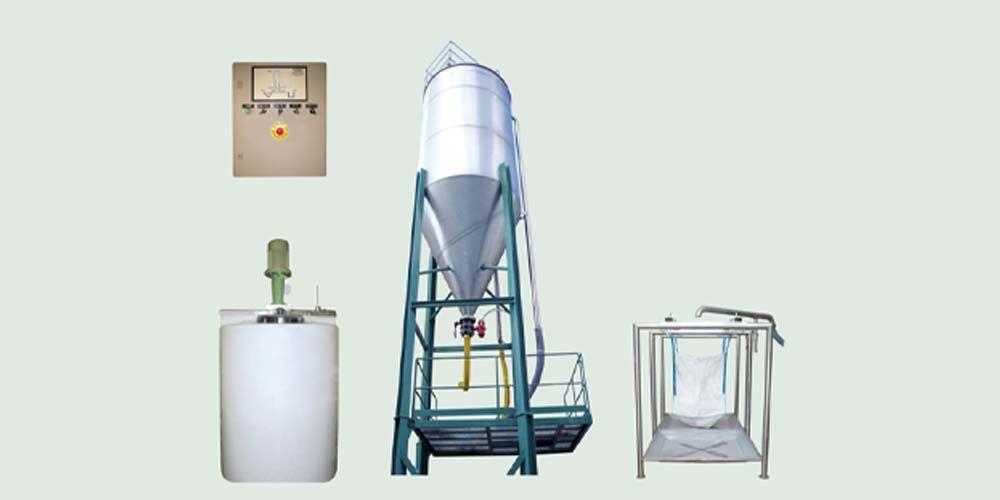 Decantador de Lodos para Recogida en Sacas Filtrantes