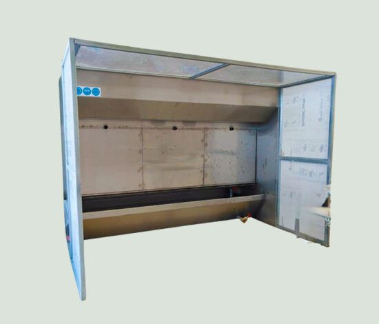 La cabina de extracción de polvo en húmedo Mod. TA/CAH