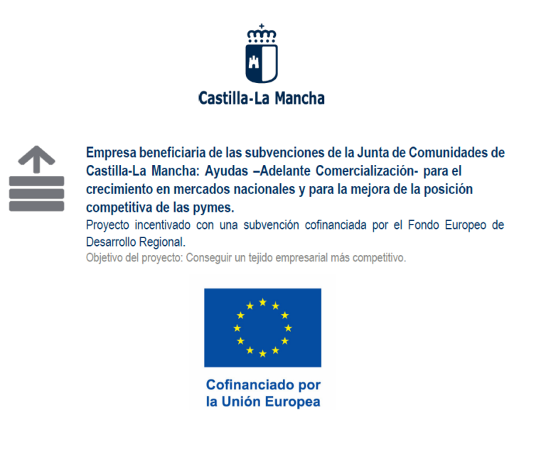 Empresa beneficiaria de las subvenciones de la Junta de Comunidades de Castilla-La Mancha